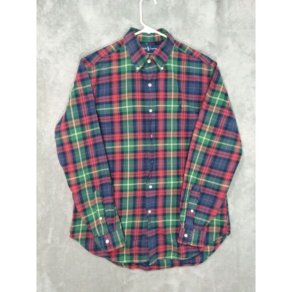 Ralph Lauren Other - Ralph Lauren  Shirt Mens Medium Plaid Flannel Button Down Long Sleeve Classic